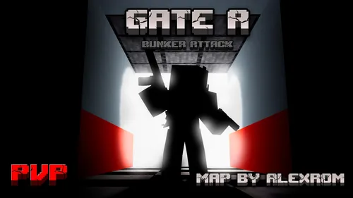 Gate A: Bunker Attack — Minecraft xarita, rasm 1