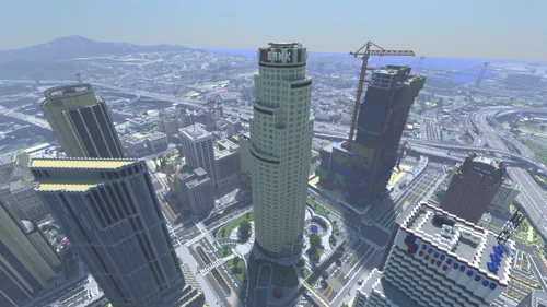 Los-Santos map (GTA V) — Minecraft xarita, rasm 1