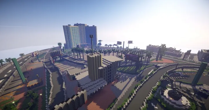 Los-Santos map (GTA V) — Minecraft xarita, rasm 8