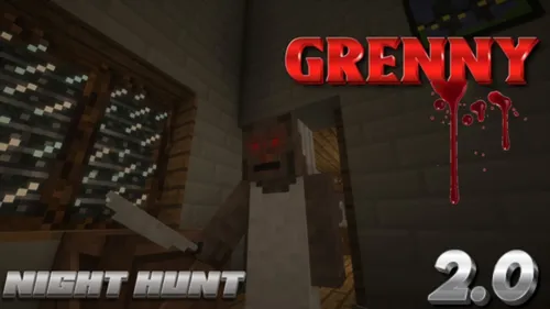 Granny's Night Hunt — Minecraft xarita, rasm 1