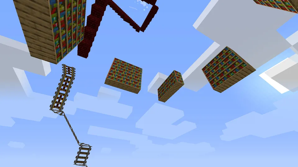 Faqat tepaga — Minecraft xarita, rasm 4