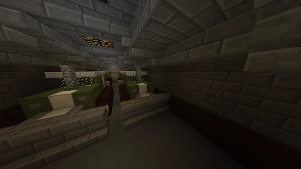 O'rta-7 harbiy shaharchasi — Minecraft xarita, rasm 8