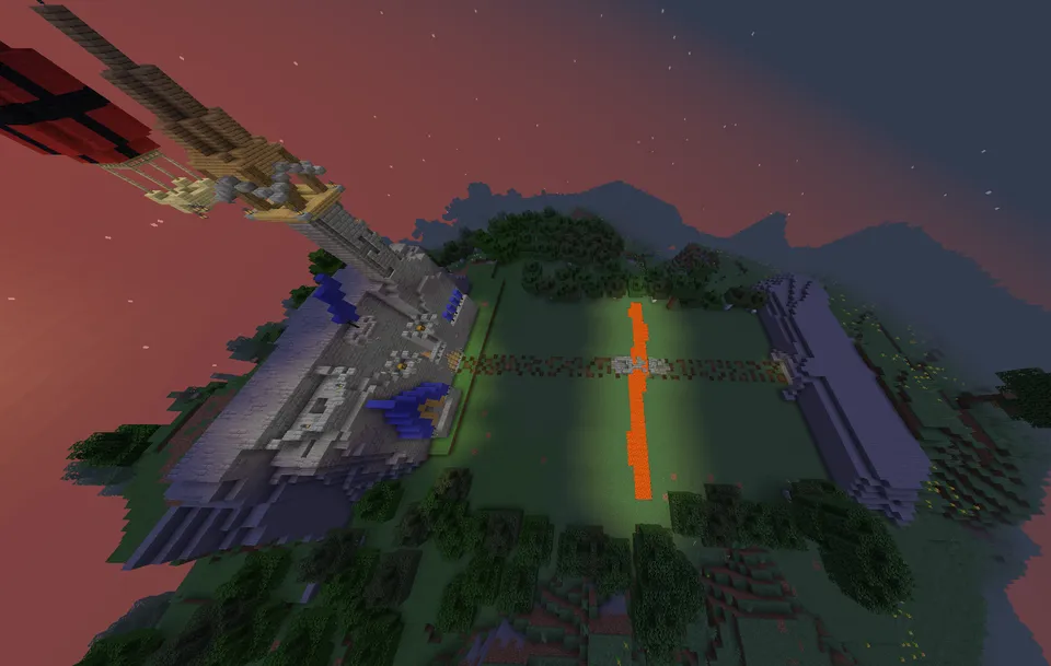 Qal'ani egallash: Moviy qizillarga qarshi — Minecraft xarita, rasm 4
