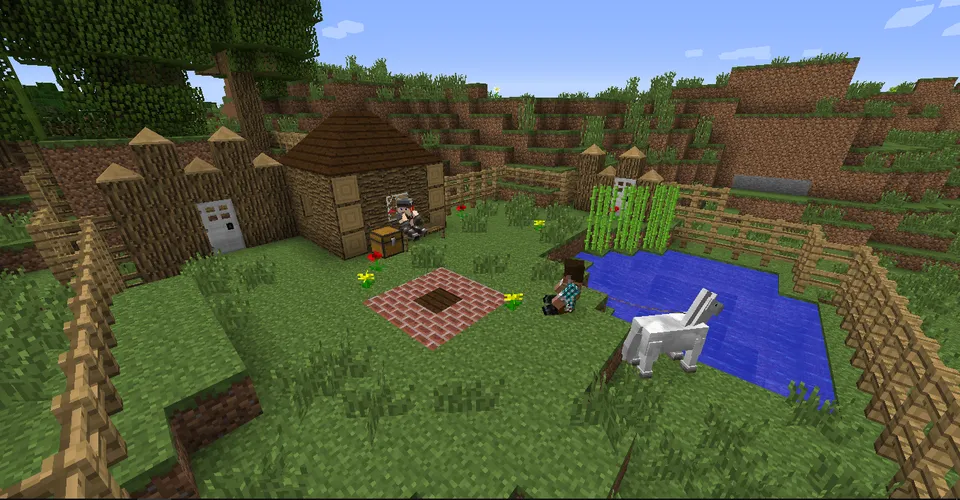 Sariq-yashil uyumdagi Medvedev — Minecraft xarita, rasm 2