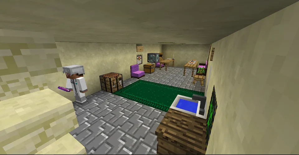 Sariq-yashil uyumdagi Medvedev — Minecraft xarita, rasm 3