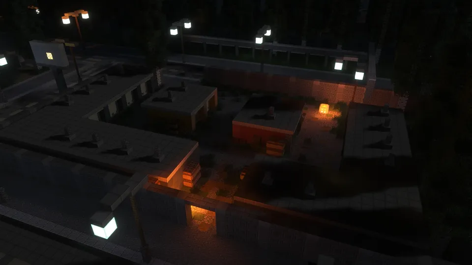 Rus shaharchasi bilan spawn — Minecraft xarita, rasm 2