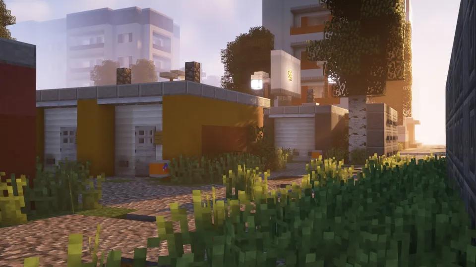 Rus shaharchasi bilan spawn — Minecraft xarita, rasm 8