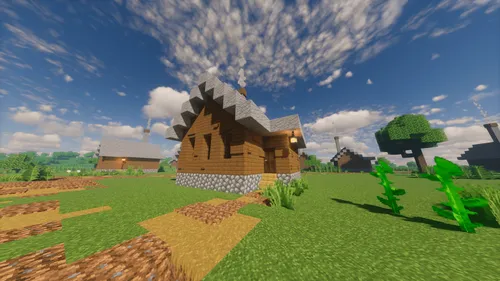 Dmitriyevka qishlog'i — Minecraft xarita, rasm 1