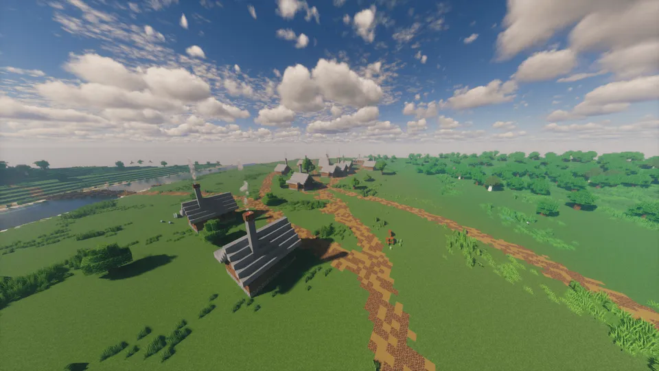 Dmitriyevka qishlog'i — Minecraft xarita, rasm 2