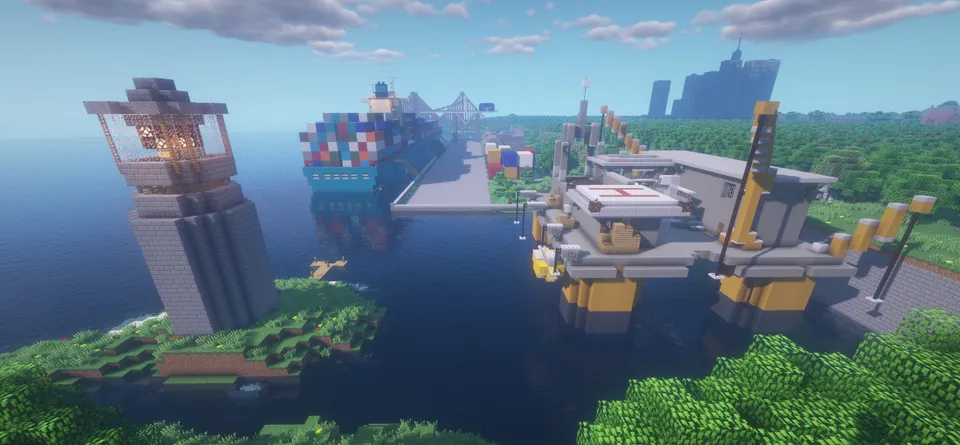 City leftover World — Minecraft xarita, rasm 3