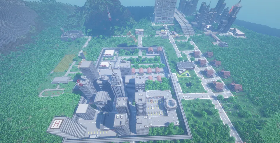 City leftover World — Minecraft xarita, rasm 4