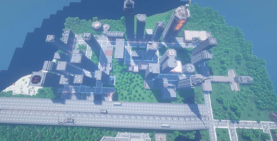 City leftover World — Minecraft xarita, rasm 5