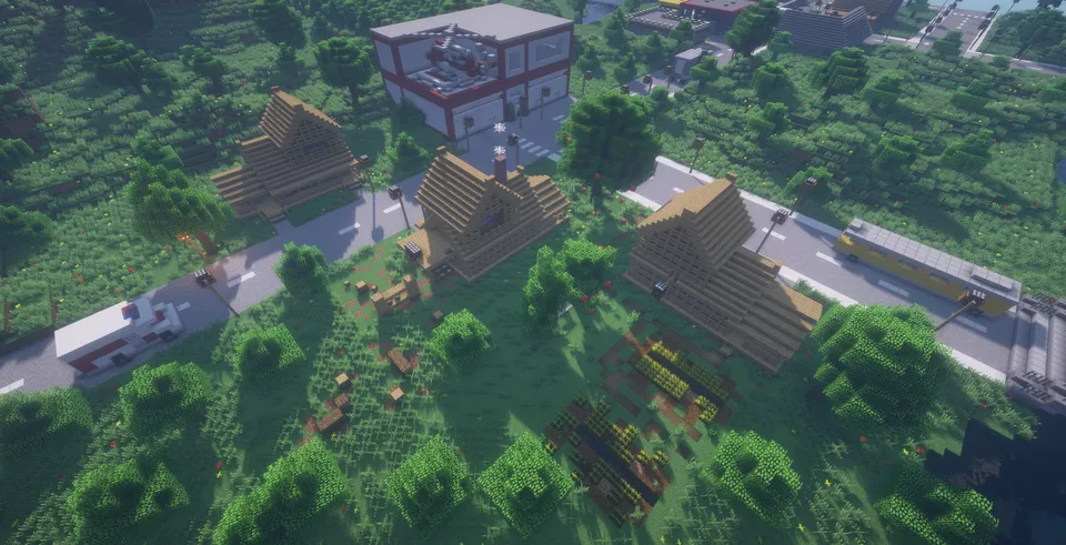 City leftover World — Minecraft xarita, rasm 6