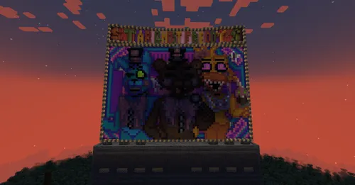 Pizzeria star ghost freddy's — Minecraft xarita, rasm 1