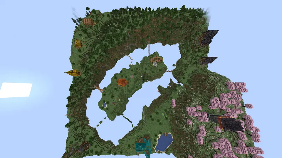 Yo'qolgan yerlar | UHC mini-o'yini — Minecraft xarita, rasm 2