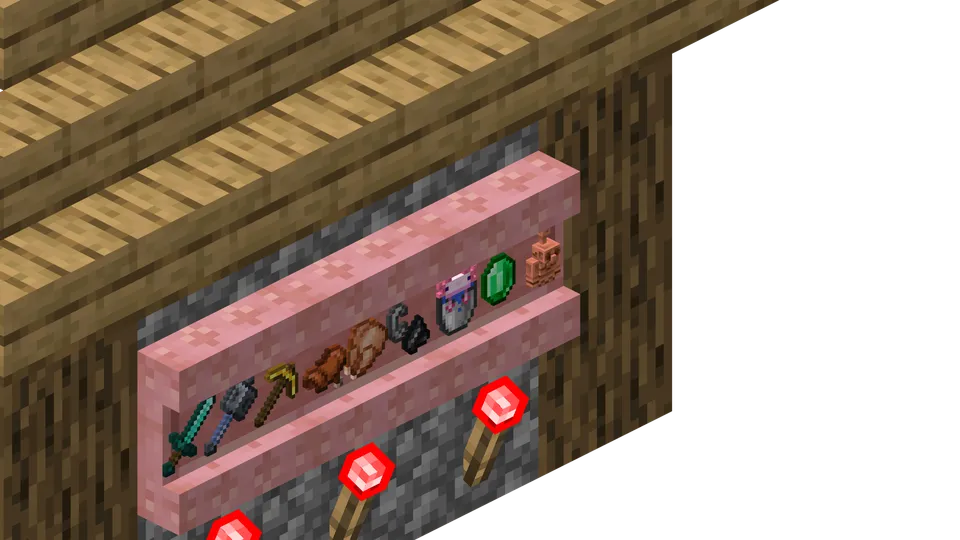 Backported Shelves — Minecraft mod, rasm 2