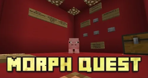 Morph quest - moblar bilan xaritadan o'tish — Minecraft xarita, rasm 1