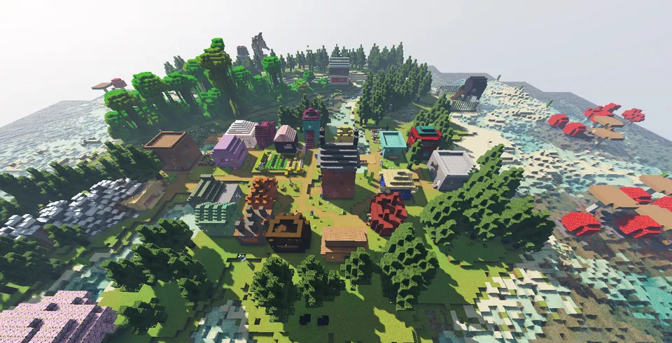 Sintetica dan qishloq sarguzashtlari — Minecraft xarita, rasm 5