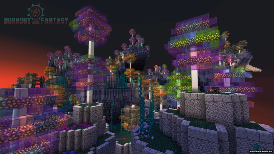 Burnout Fantasy — Minecraft xarita, rasm 2