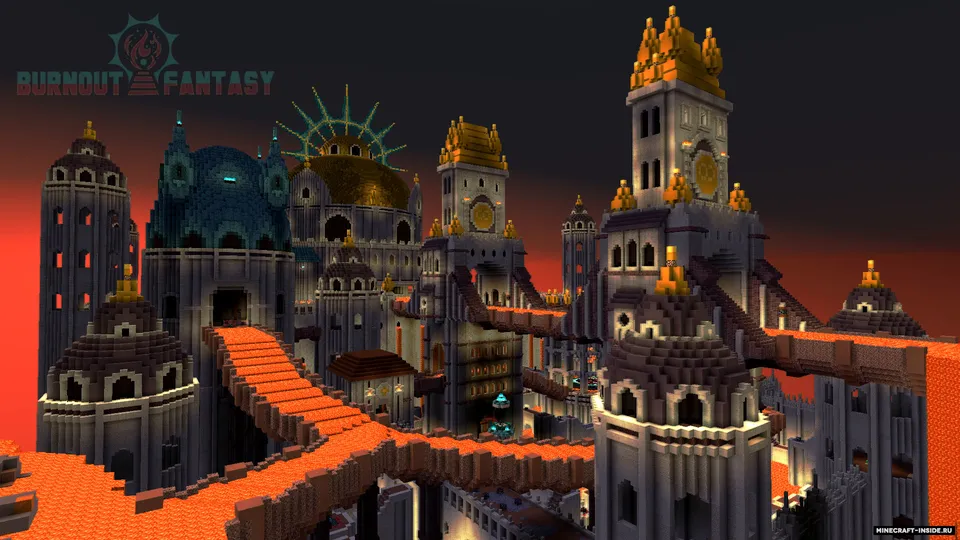 Burnout Fantasy — Minecraft xarita, rasm 5