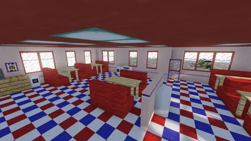 Fastfud restorani — Minecraft xarita, rasm 1