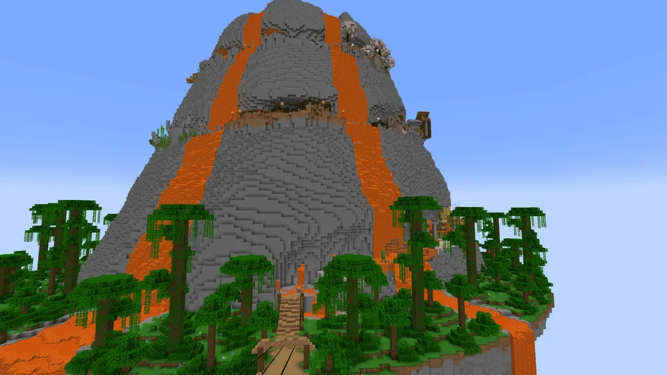 Parkour Volcano — Minecraft xarita, rasm 6