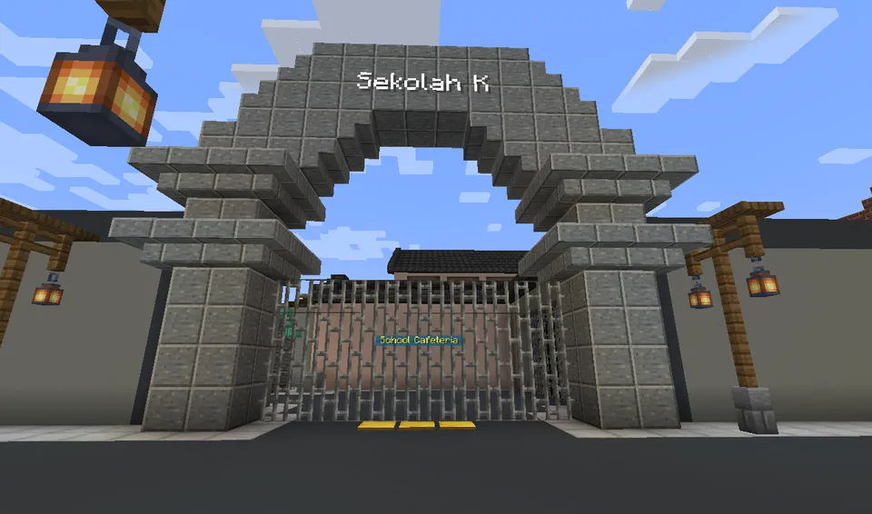 School Cafeteria Simulator — Minecraft xarita, rasm 3