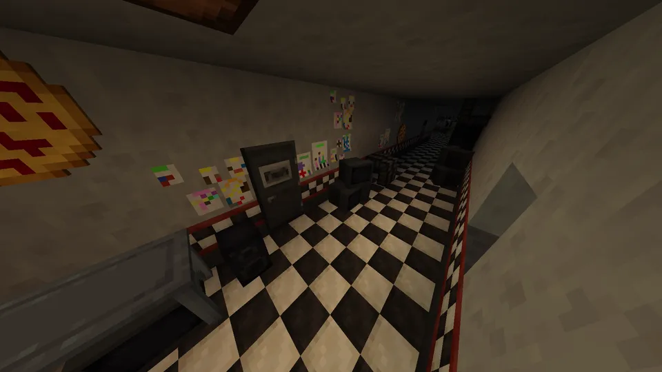 Five Nights at Freddy's 1 xaritasi — Minecraft xarita, rasm 4