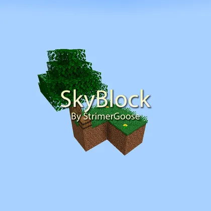SkyBlock By StrimerGoose — Minecraft xarita, rasm 1
