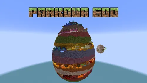 Parkour Egg — Minecraft xarita, rasm 1