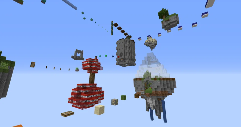 Parkour on the island — Minecraft xarita, rasm 5