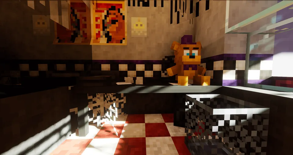 Fredbear's Family Diner — Minecraft xarita, rasm 2