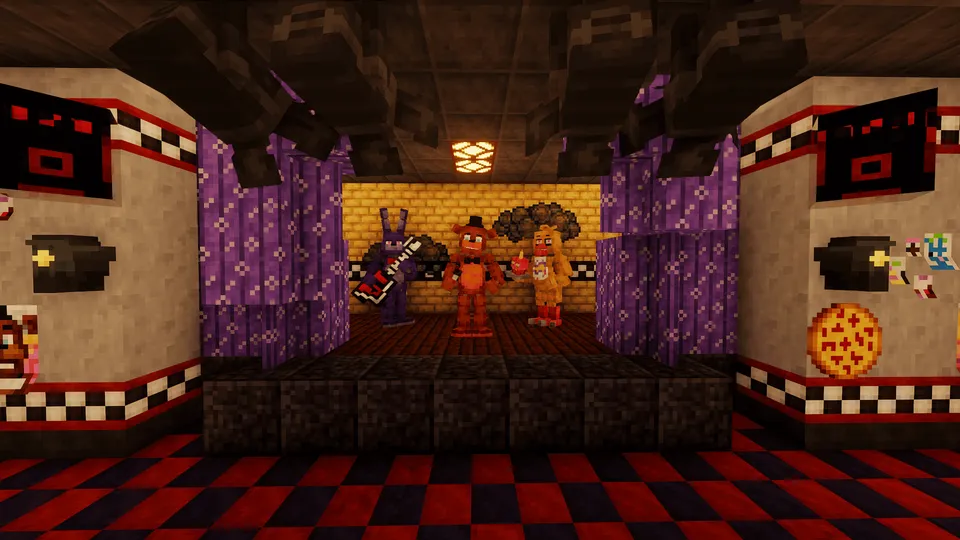Five Nights at Freddy’s Map Classic — Minecraft xarita, rasm 5