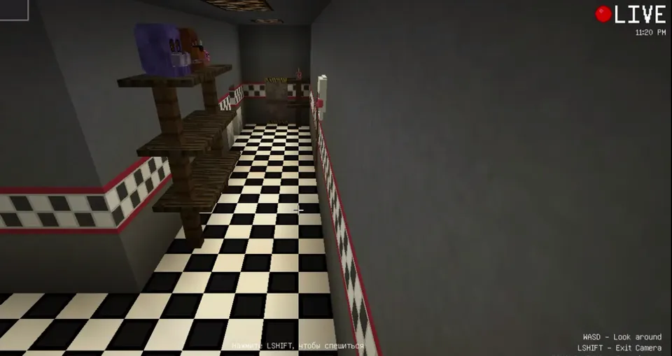 Pizzeriya ichidagi dahshatlar — Minecraft xarita, rasm 3
