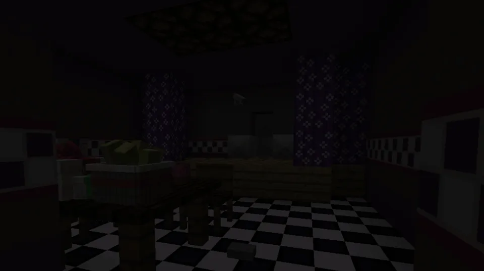 Pizzeriya ichidagi dahshatlar — Minecraft xarita, rasm 6