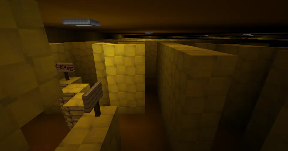 The Backrooms first encounter — Minecraft xarita, rasm 3
