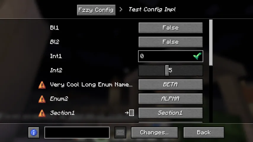 Fzzy Config — Minecraft mod, rasm 4