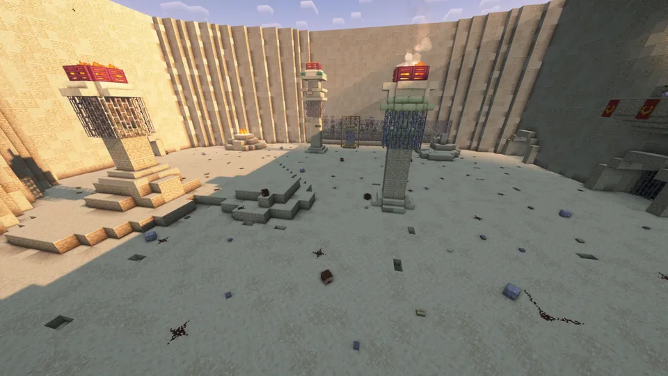 Gladiatorlar arenas — Minecraft xarita, rasm 2