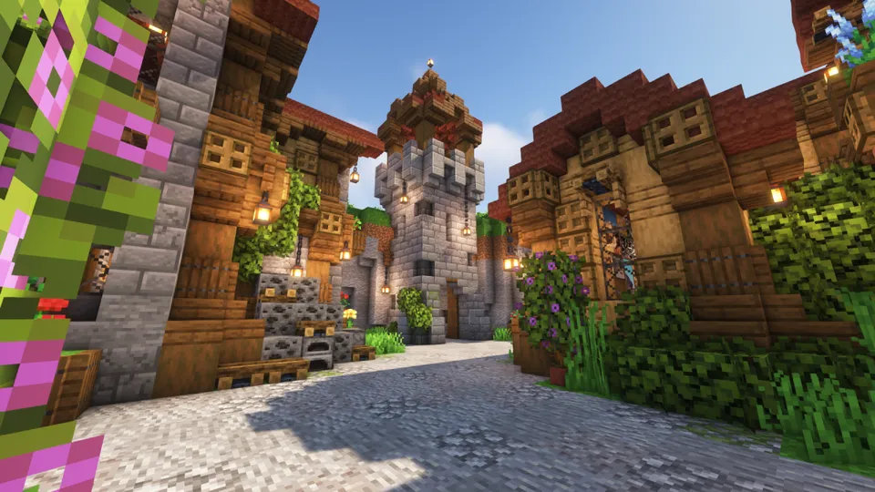 Frierend Town — Minecraft xarita, rasm 6