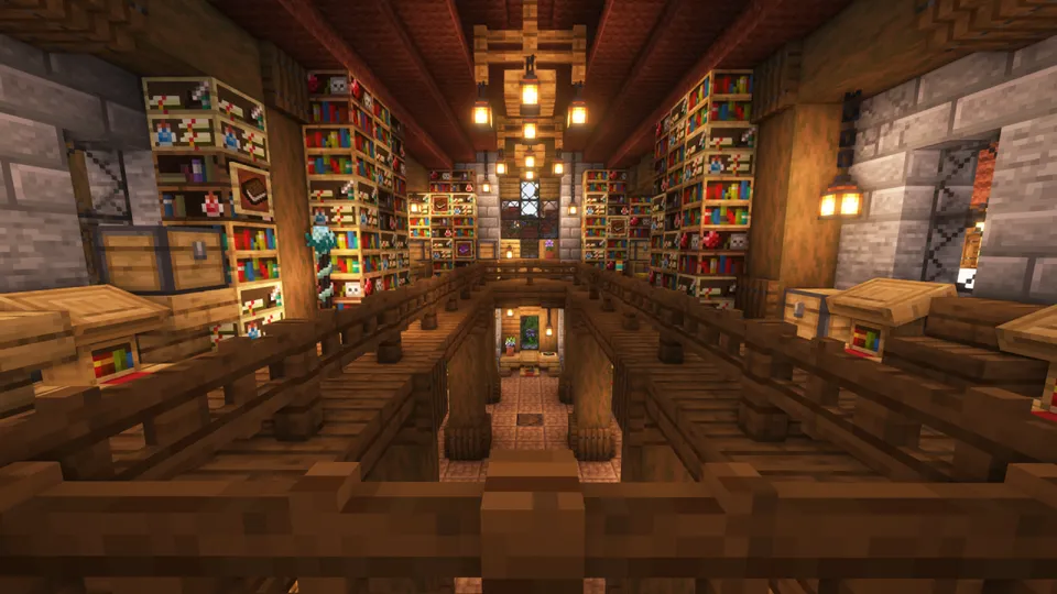 Frierend Town — Minecraft xarita, rasm 7
