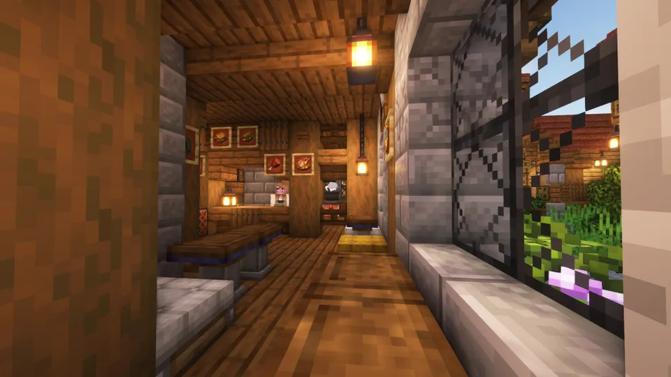 Frierend Town — Minecraft xarita, rasm 8