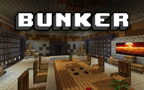 Bunker — Minecraft xarita, rasm 1