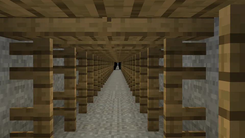 Orqa xonalar 0-daraja | Cheksiz shaxtalar — Minecraft xarita, rasm 4