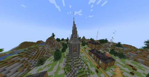 Fantastic village — Minecraft xarita, rasm 1