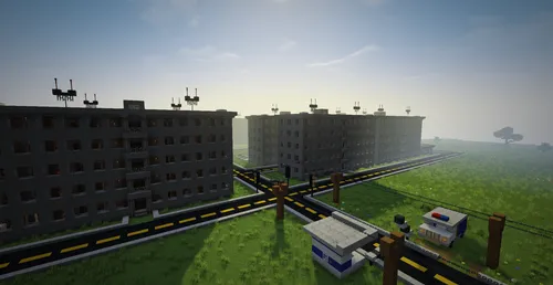 Qishloqli shahar russ1380 dan — Minecraft xarita, rasm 1