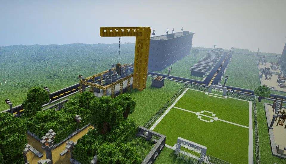 Qishloqli shahar russ1380 dan — Minecraft xarita, rasm 2