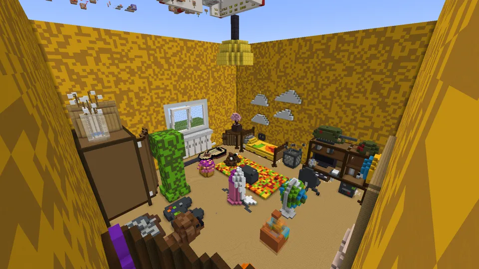 Hide and Seek: Maktab o'quvchisi uyida berkmachoq — Minecraft xarita, rasm 4