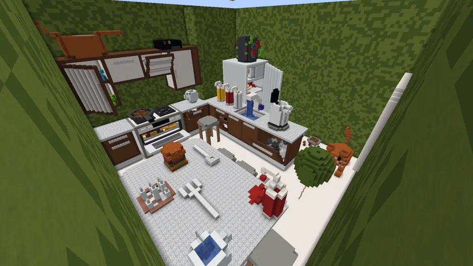 Hide and Seek: Maktab o'quvchisi uyida berkmachoq — Minecraft xarita, rasm 7
