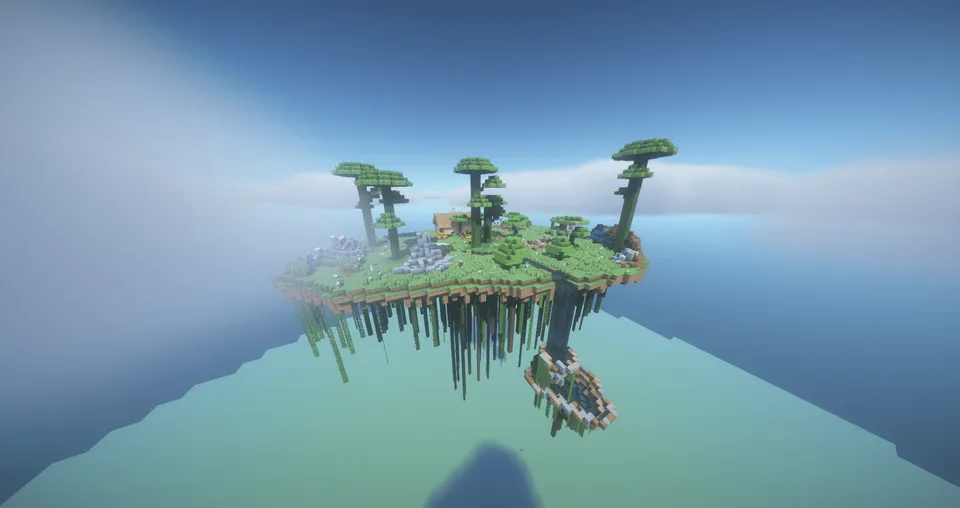 Yo'qolgan orol. 100 kun omon qol — Minecraft xarita, rasm 2