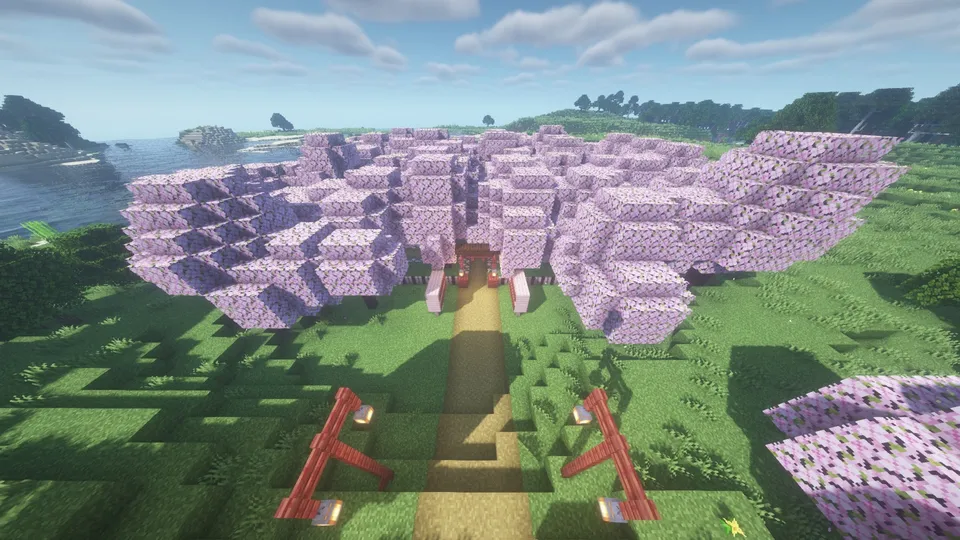 Yapon bog'i — Minecraft xarita, rasm 4
